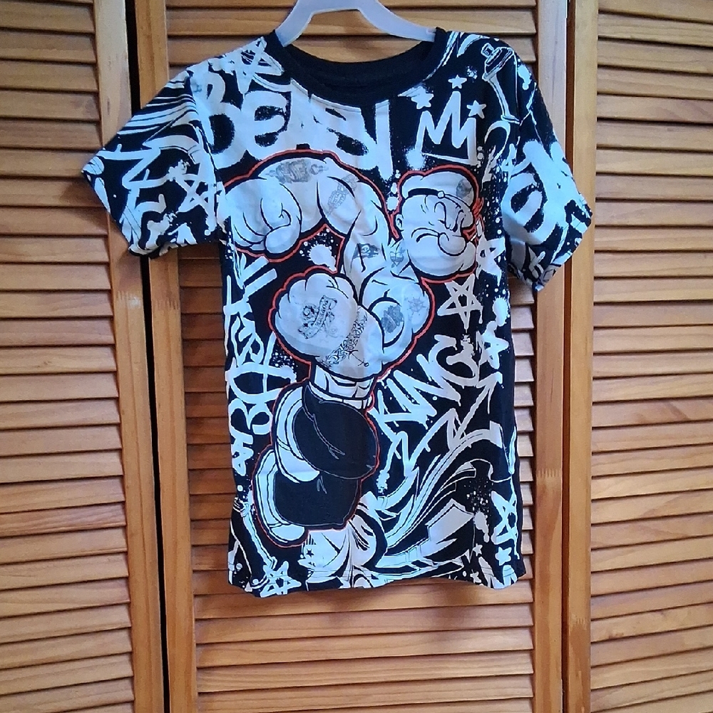 Bold Graphic Kids T-Shirt - Black and White